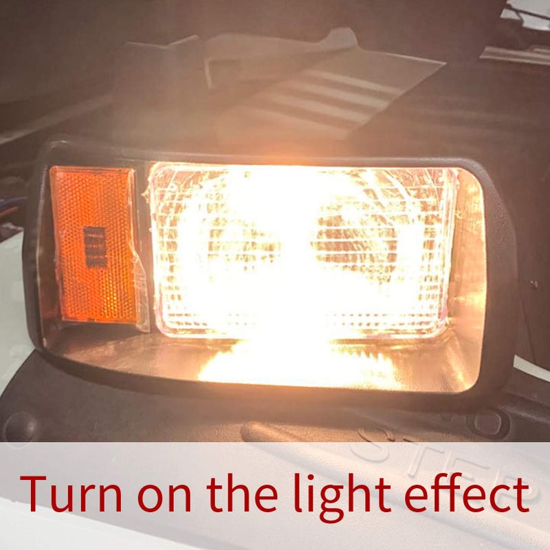 Drive-up Golf Cart Light Bulb Kit for Club Car DS,Halogen Headlight Bulb 1019881-01,Taillight Bulb 1011582 - Image 5